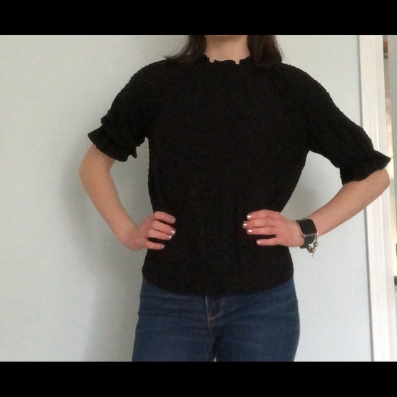 Black top, Swiss dot - Picture 4 of 4